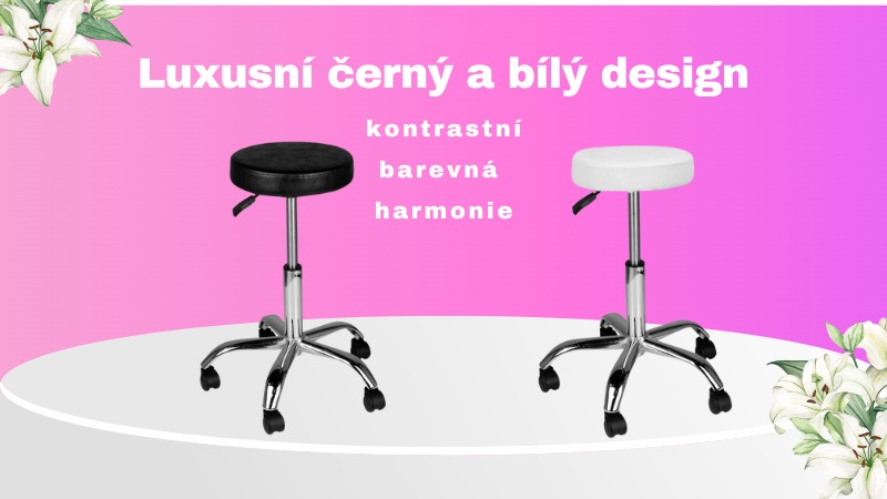 cerny-a-bily-kosmeticky-taburet